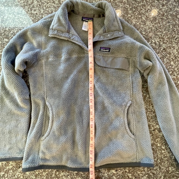Patagonia Re-Tool Snap Fleece Pullover Gray size Large - Picture 5 of 6
